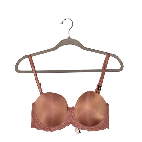 VICTORIA'S SECRET NEW $57 Dream Angels Multi-Way Underwire Bra Mauve 32DD - Picture 1 of 3